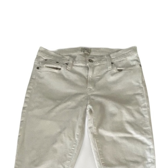 J. Crew White Straight Leg Jeans Size 8 Toothpick - Picture 1 of 7